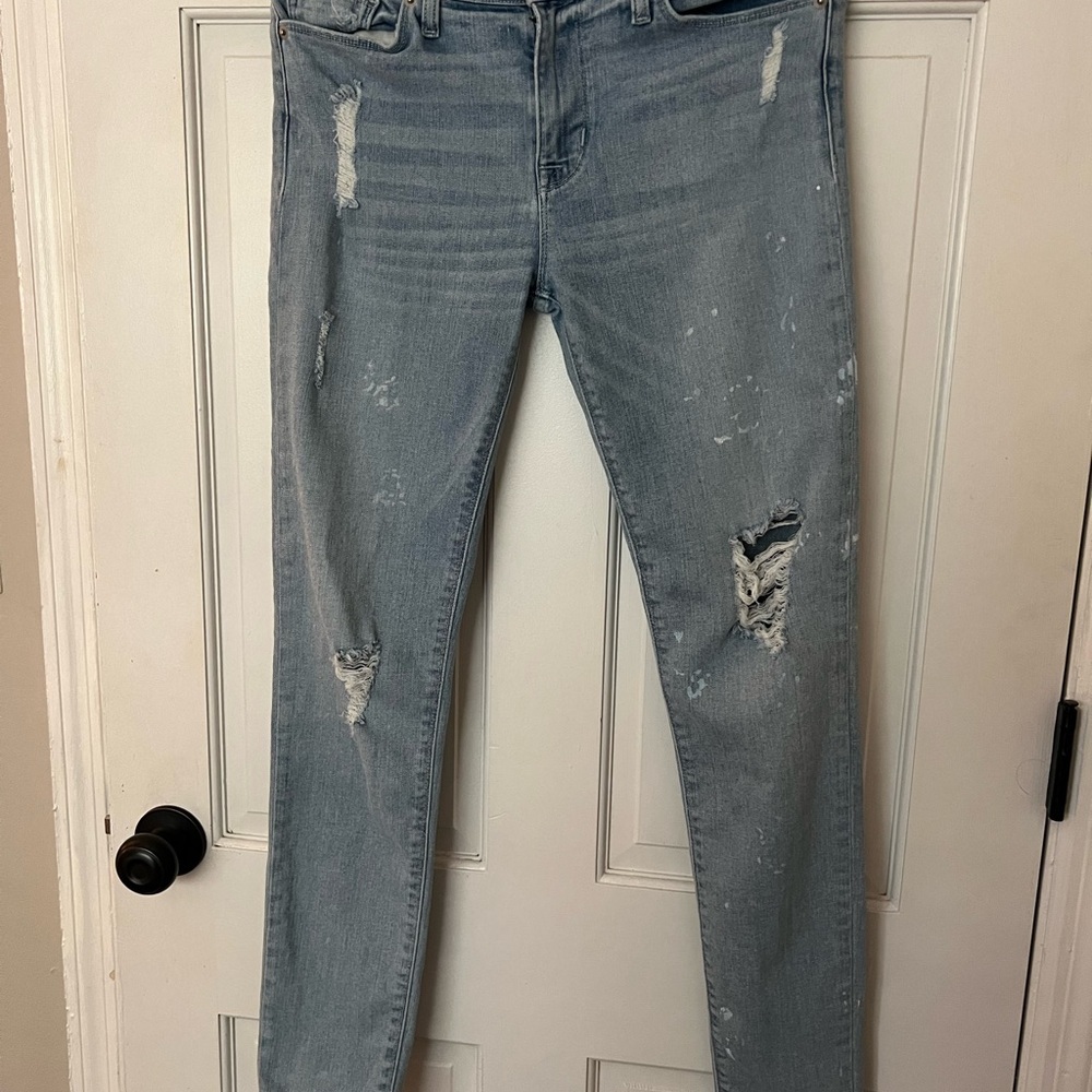 Hudson‎ Nico Midrise Diatressed Super Skinny Jeans in size 28 - Picture 7 of 9